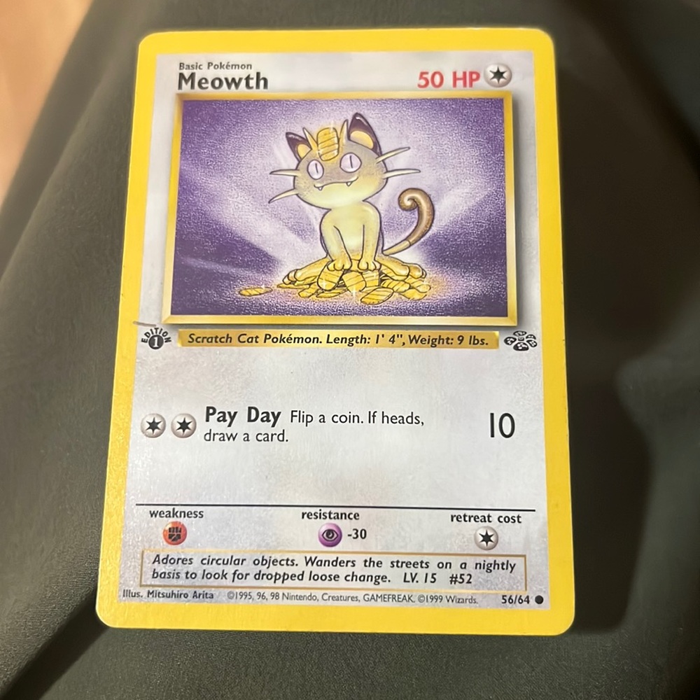 Meowth 1st edition